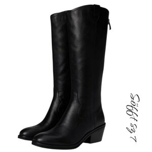 NWT Söfft Black Knee-high Leather  Boots sz 7